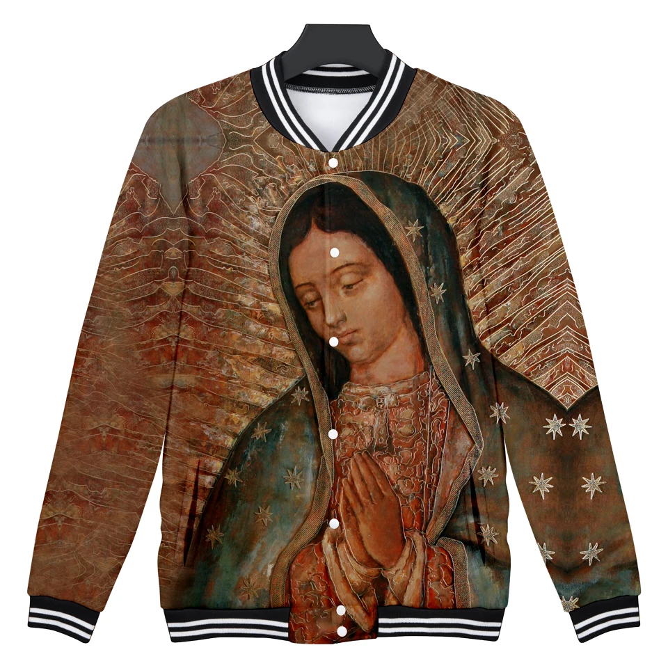 Мужские Бейсбольные куртки Our Lady of Занг 3D женские/мужские Модные осенние в стиле