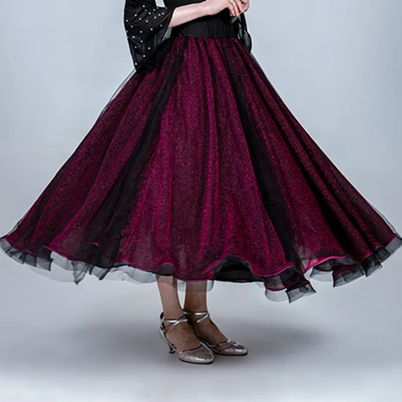Юбка для бальных танцев Женская юбка фламенко бальное платье стандартное вальса