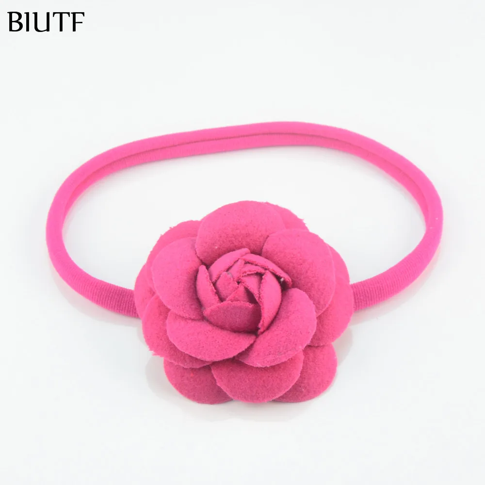 10 шт./лот красочная повязка на голову из спандекса и нейлона с 7 0 см фетровым