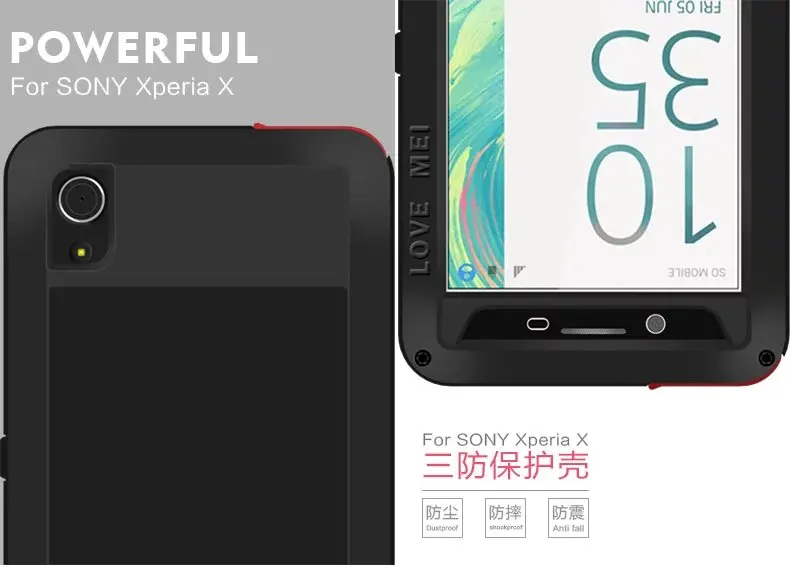 Новейший Алюминиевый Экстрим Противоударный Пыли/Грязи Доказательство