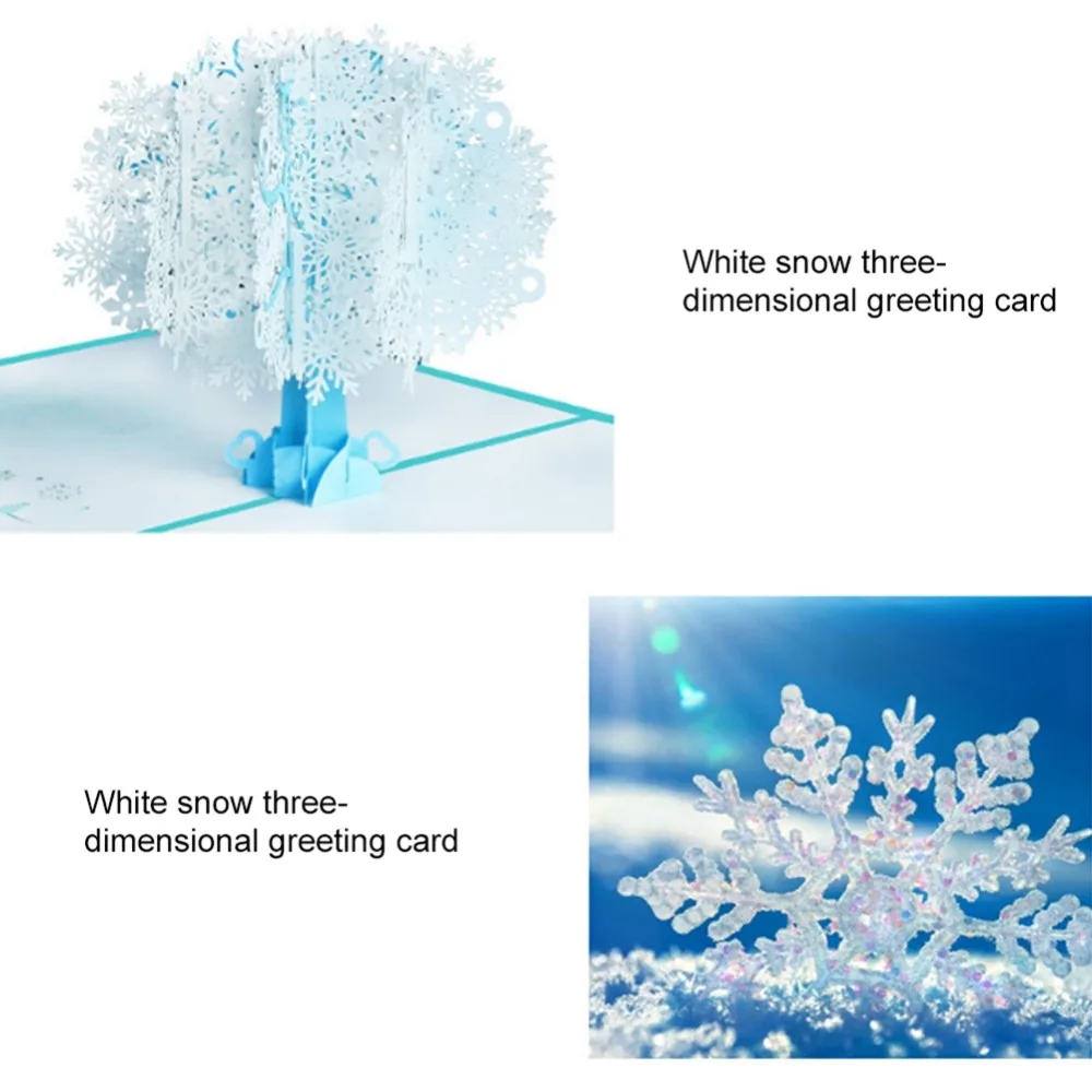 Свадебные приглашения ручной работы Веселая Рождественская открытка 3D Pop Up