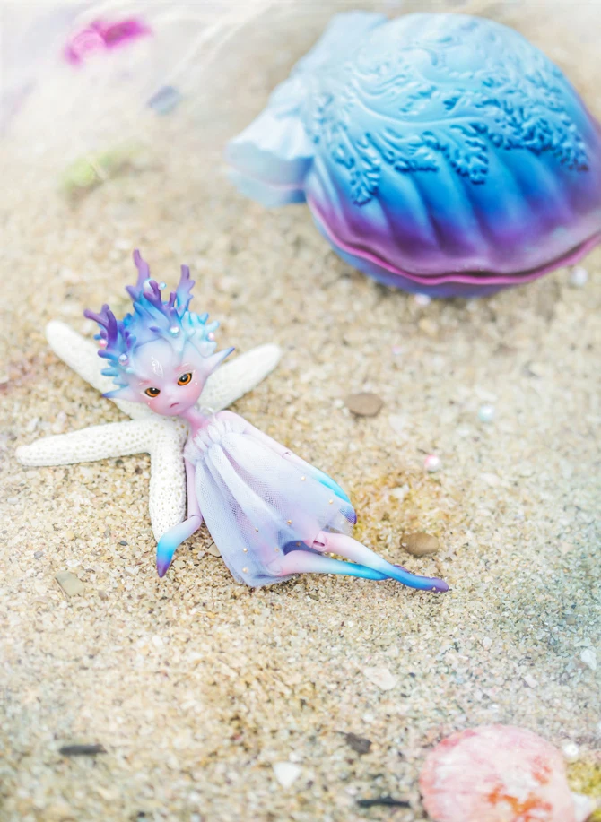 Кукла 1/8 bjd из коралловых или приправ модель sd для девочек и мальчиков кукла