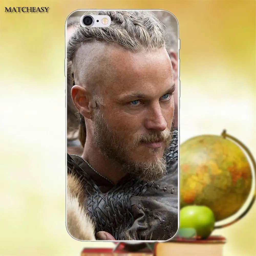 Для Apple iPhone X XS Max XR 4 4S 5 5C SE 6 6S 7 8 Plus TPU чехол для телефона Ragnar Lothbrok Vikings