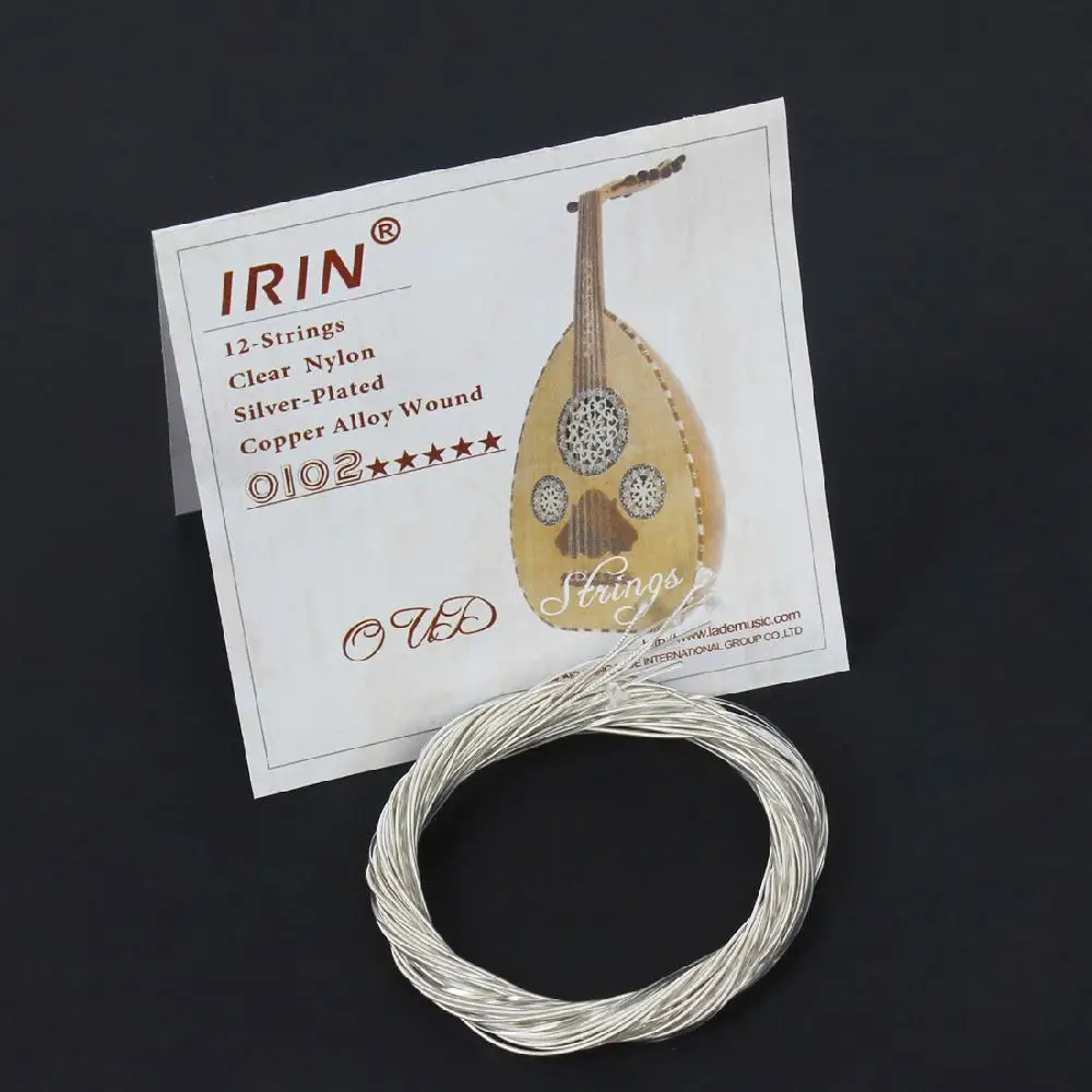 IRIN 10/11/12 шт. Udchenko струны набор Oud lute прозрачный нейлоновый светильник струны посеребренный медный сплав завернутый шнур для Oud