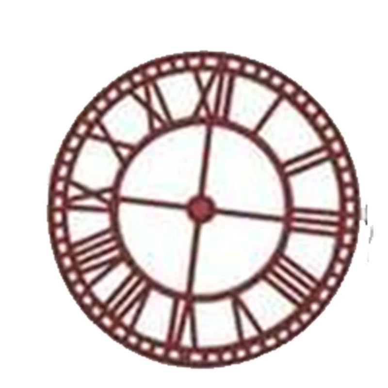 Wall Clock Metal Cutting Dies Stencils for DIY Scrapbooking Photo Album Decorative Embossing Paper Cards Craft Supplier Die Cut