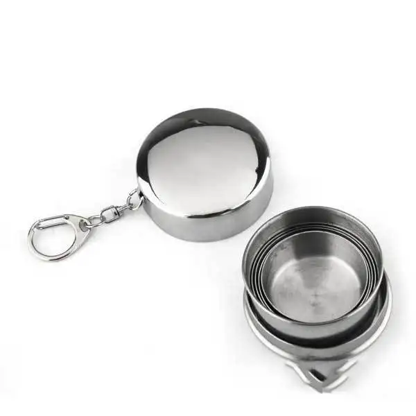 TradeCode Stainless Steel Travel Folding Cup Telescopic Mini Picnic | Спорт и развлечения