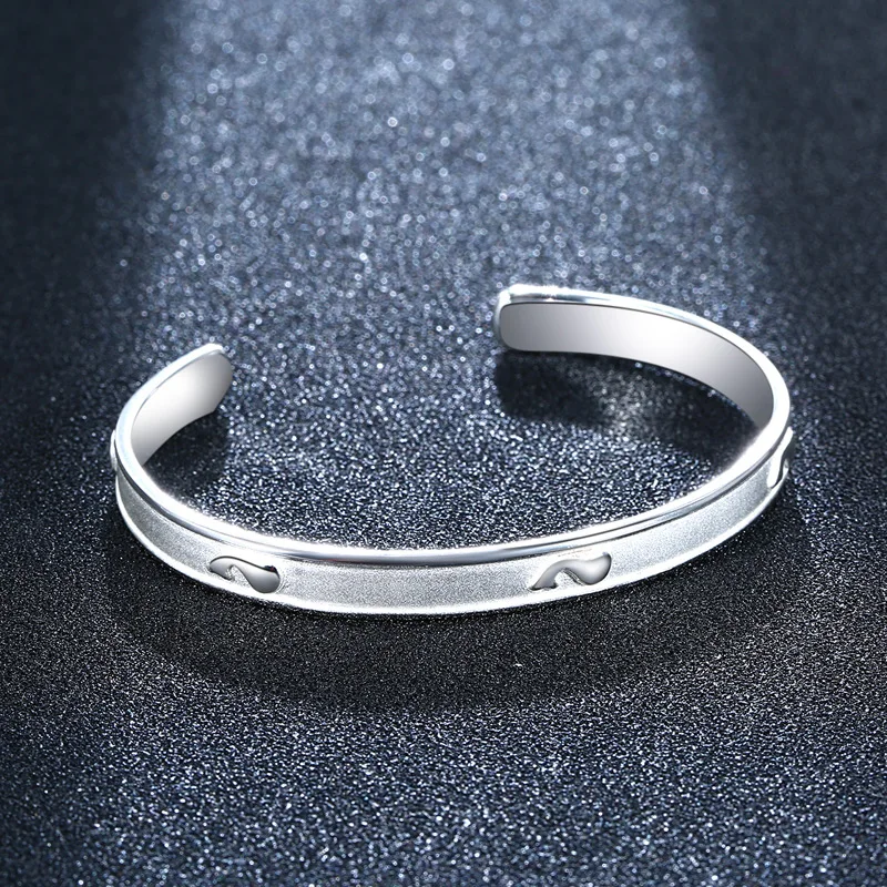 Sa silverage 925 серебро браслет для Для женщин открытым и S925 Ювелирные украшения