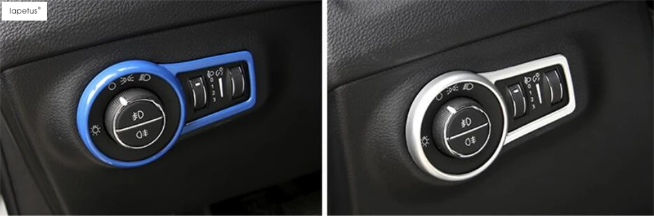 Аксессуары Lapetus для Jeep Compass 2017 2020 цветные головные фары переключатели комплект