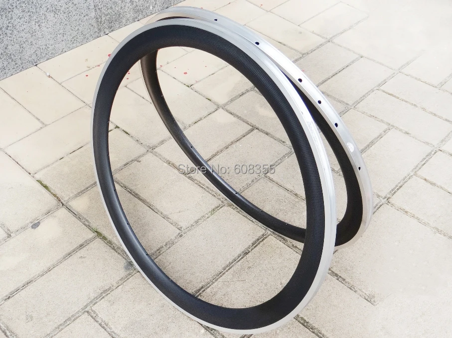 FLX-RIM-C25: углеродный Матовый велосипед дорожный 700C обод колеса с клинчерным