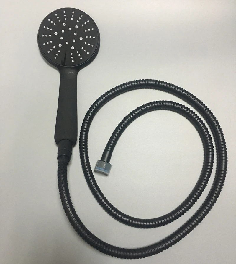 4 дюймов матовый черный рук Насадки для душа 3 Функция Ванная комната Душ
