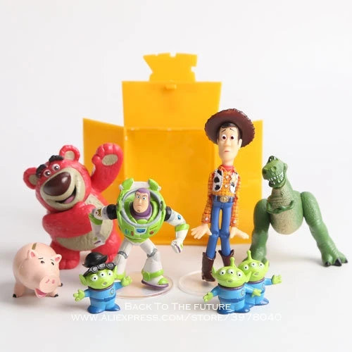 Фигурка героя из мультфильма Disney История игрушек Вуди Базз Лайтер 7 шт./компл. 2-7