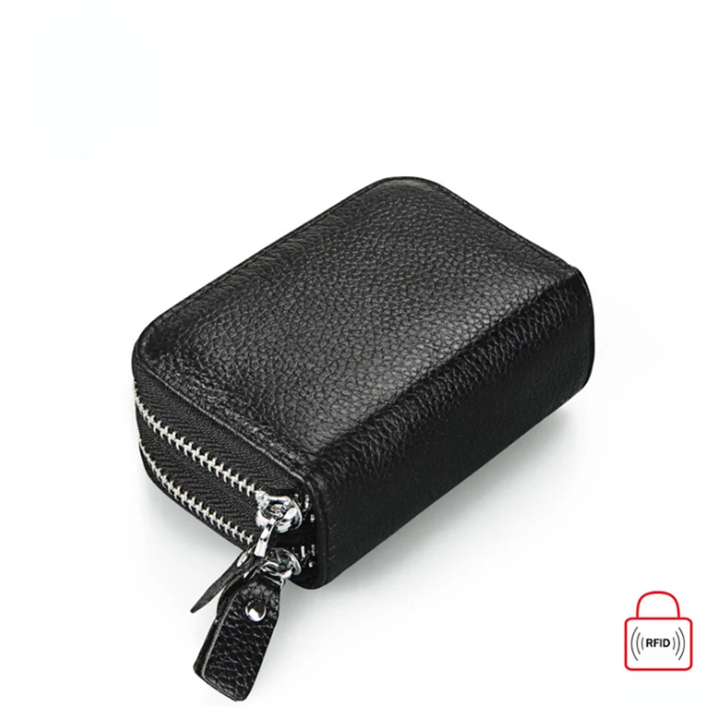 Genuine Leather Women Wallet And card holder Coin Purses Female Small Portomonee Rfid Wallet Lady Purse For Girls Money Bag
