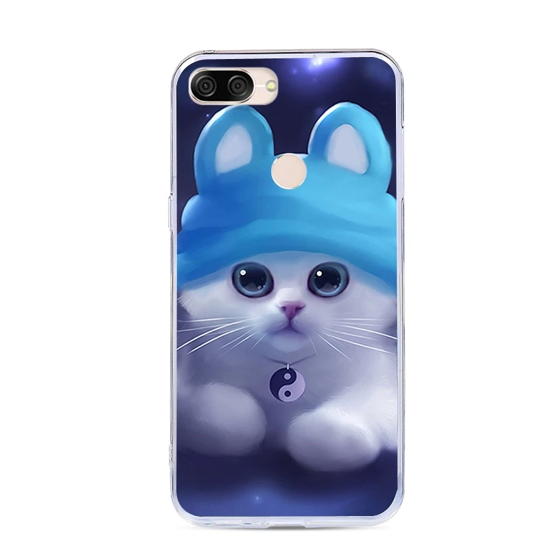 J&RCartoon Cute Phone Case For Asus Zenfone Max Plus M1 Silicon Soft Back Cover ZenFone ZB570TL X018D Pegasus 4s |