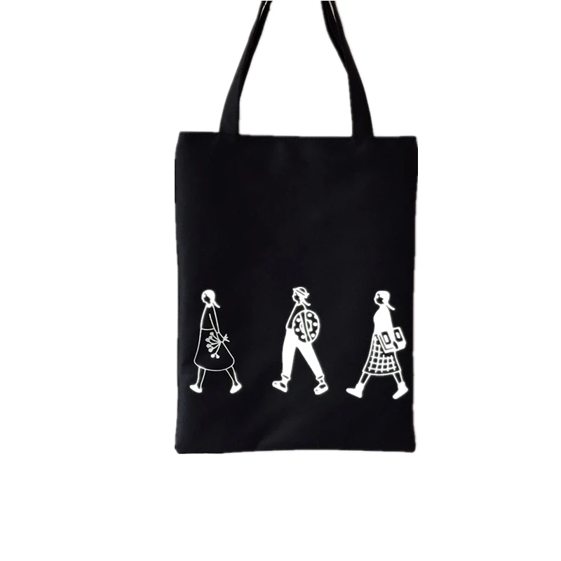 Для женщин Печать на холсте мешки дамы Простые повседневные сумки|simple handbags|canvas