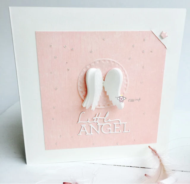 Металлические Вырубные штампы форма для вырезания украшение в виде букв ангела