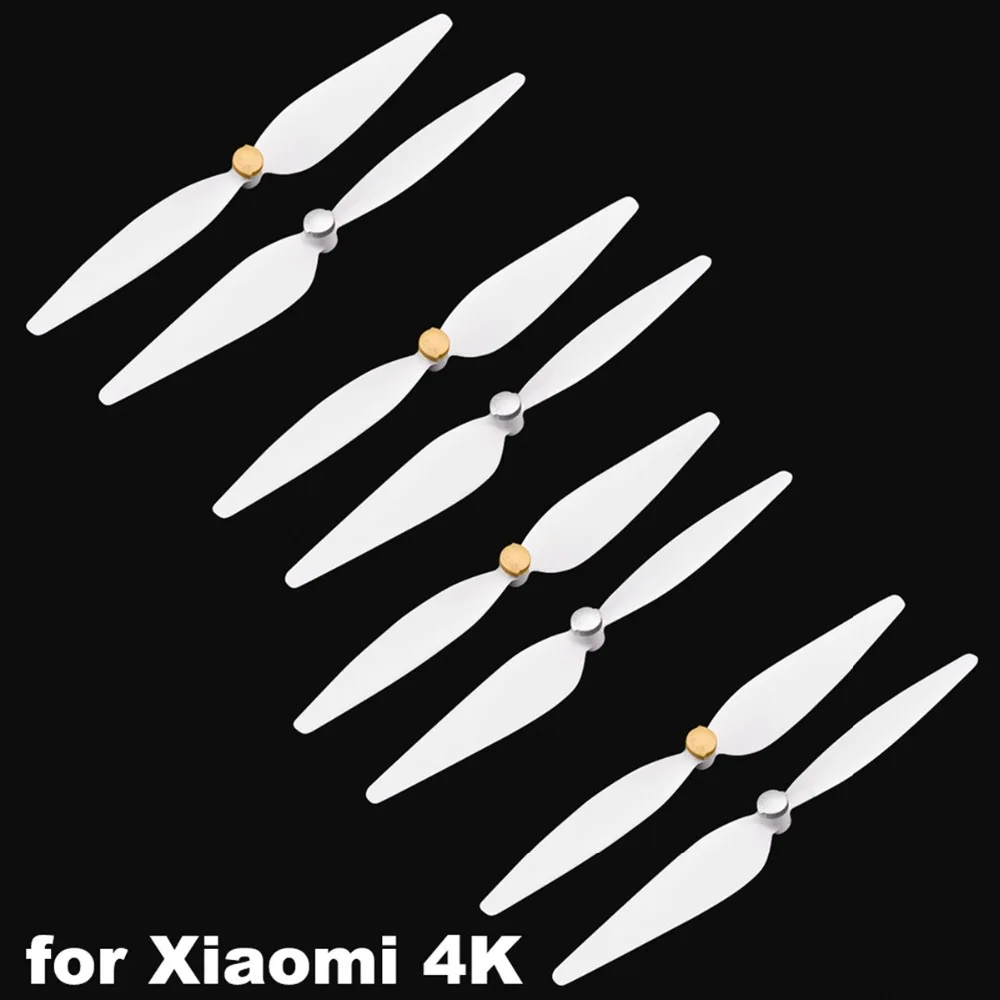 8 шт. Пропеллер для XiaoMi 4K Drone запасные части 1046R замена лезвия реквизит Mi Drone Quick Release Prop крыло вентиляторы аксессуары