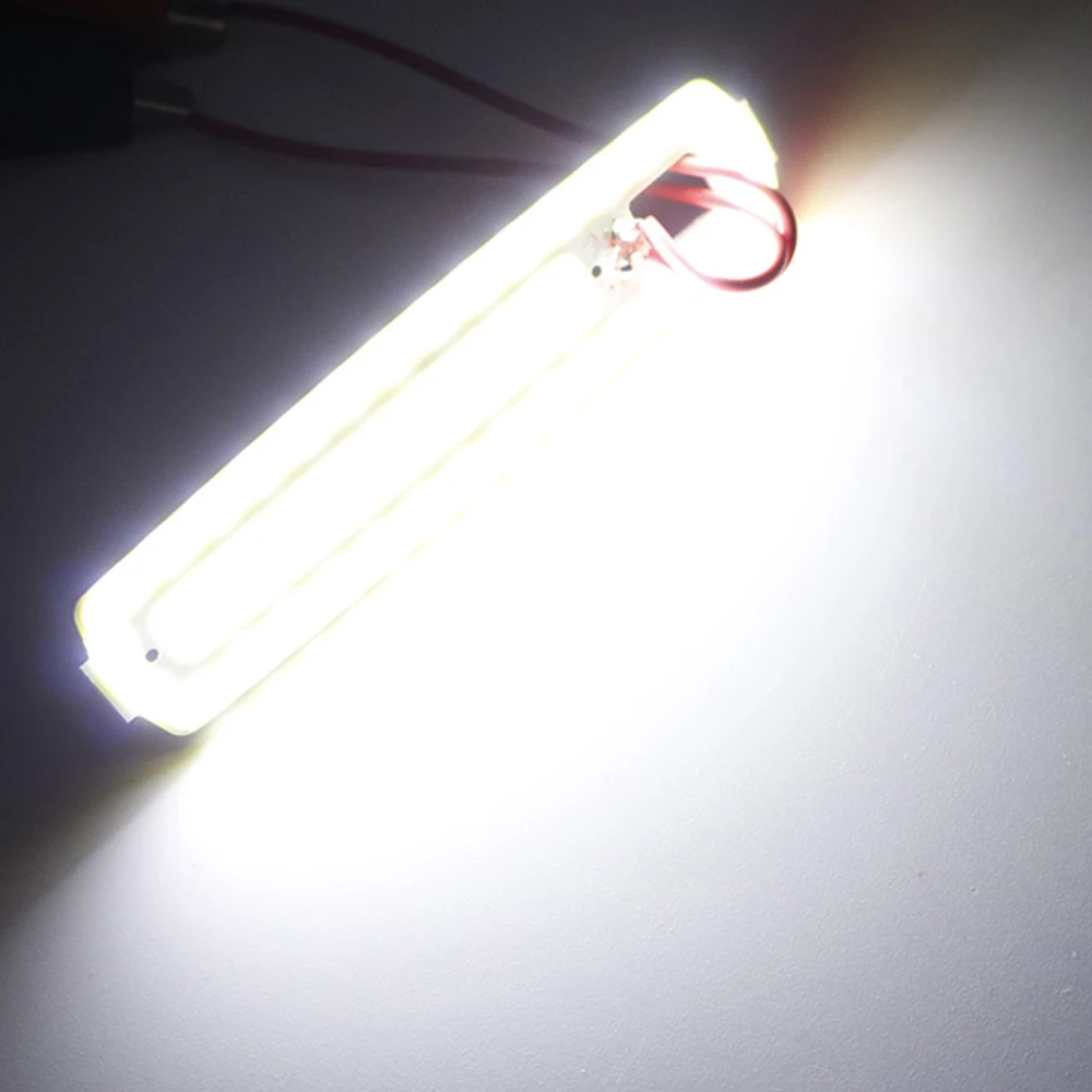 

LED COB Bar Light DC 3V Led Lamp for DIY Bed Bicycle Lightbulb 2W 3W Cold White Red Yellow Light Chip 87mm JQ