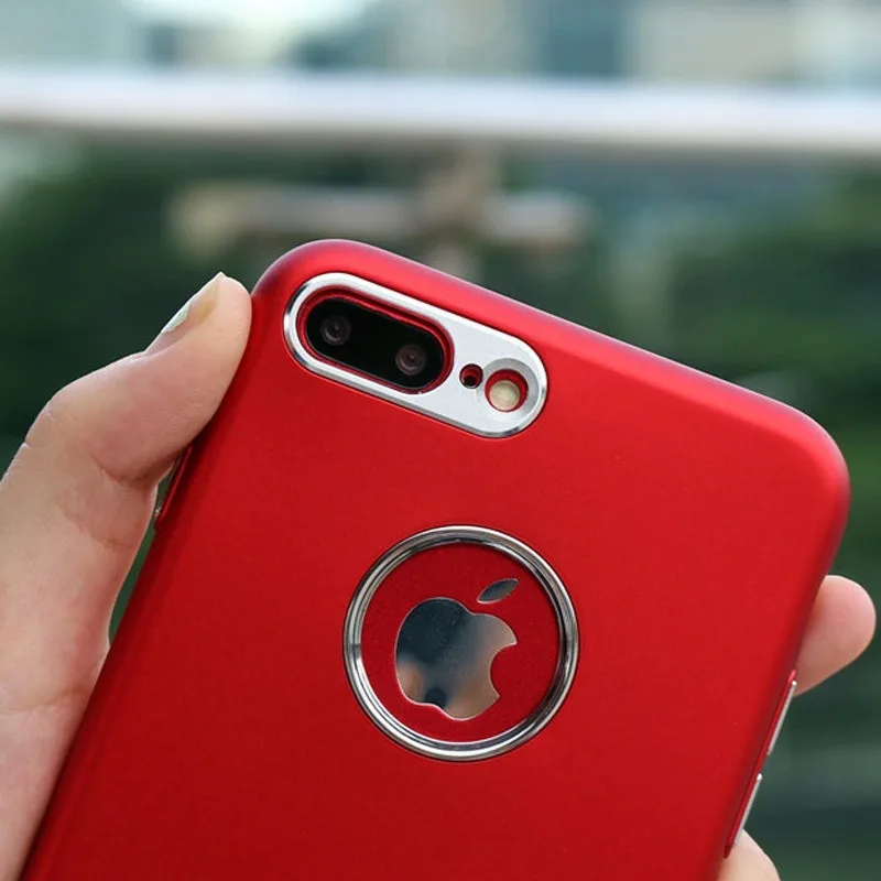 Роскошный Матовый чехол для iPhone 6, 6s, 7, 8 Plus, противоударный резиновый силиконовый ТПУ мягкий чехол, чехол для iPhone X, 8, 7, 6, 6s Plus, чехол для телефона