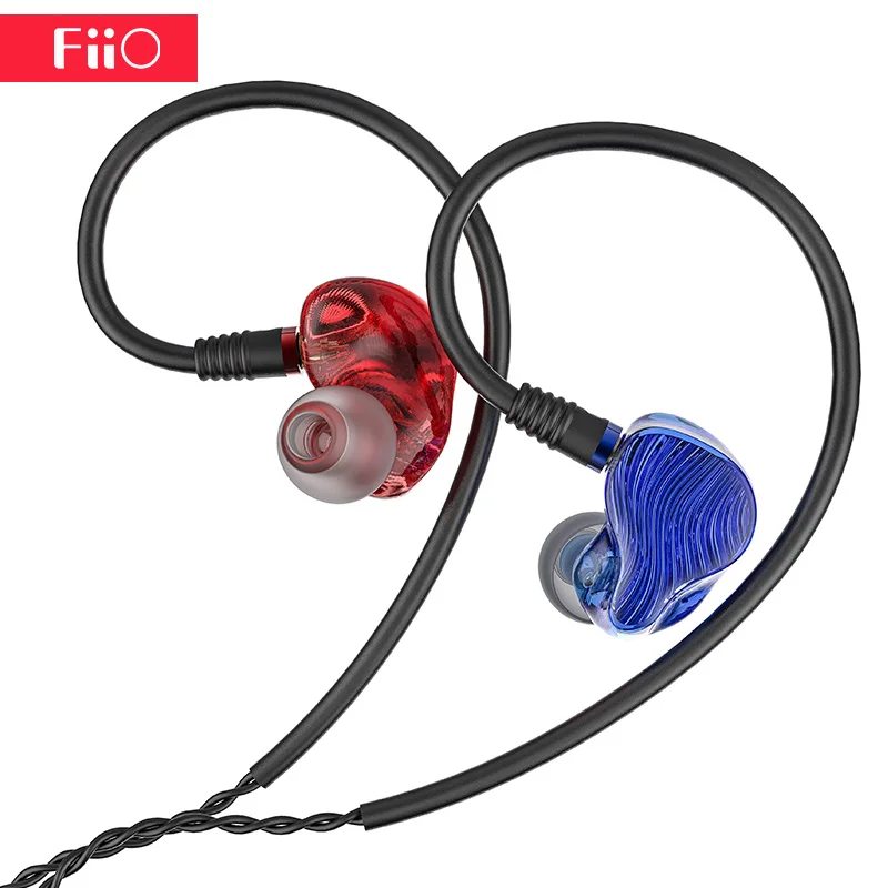 

Съемный кабель FiiO FA1 с 3d-печатью, дизайн MMCX, один драйвер, сбалансированный якорь, Hi-Fi наушники для iOS и Android