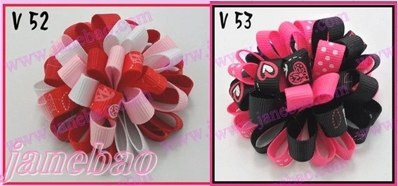 Бесплатная доставка новинка 2017 80 шт. банты для волос на День святого Валентина