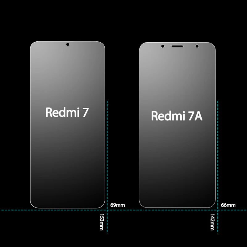 Закаленное стекло для Xiaomi Redmi 7 7A защита экрана 2.5D телефон защитное