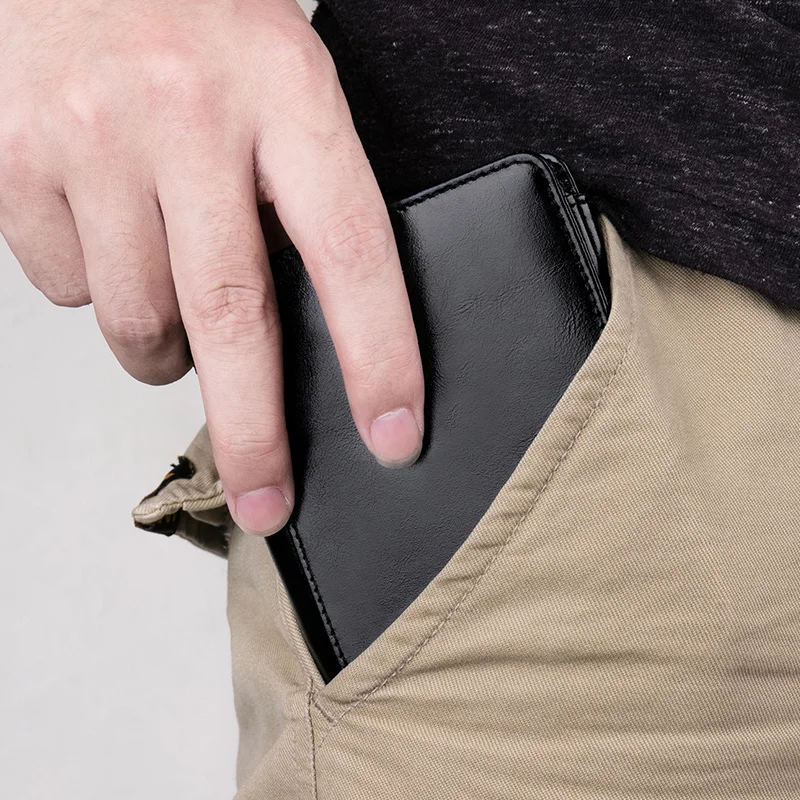 Мужской кожаный кошелек WILLIAMPOLO с отделением для карт PL278|male purse|leather wallet pursepurse men |