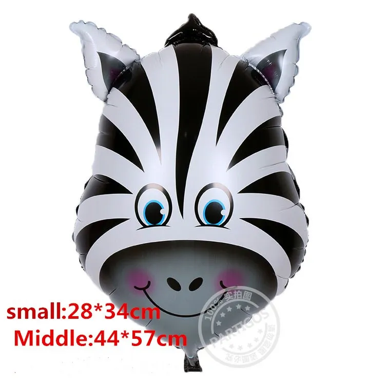 16 шт./лот Средний Размеры голова животного Шарики с животным принтом латекс balons