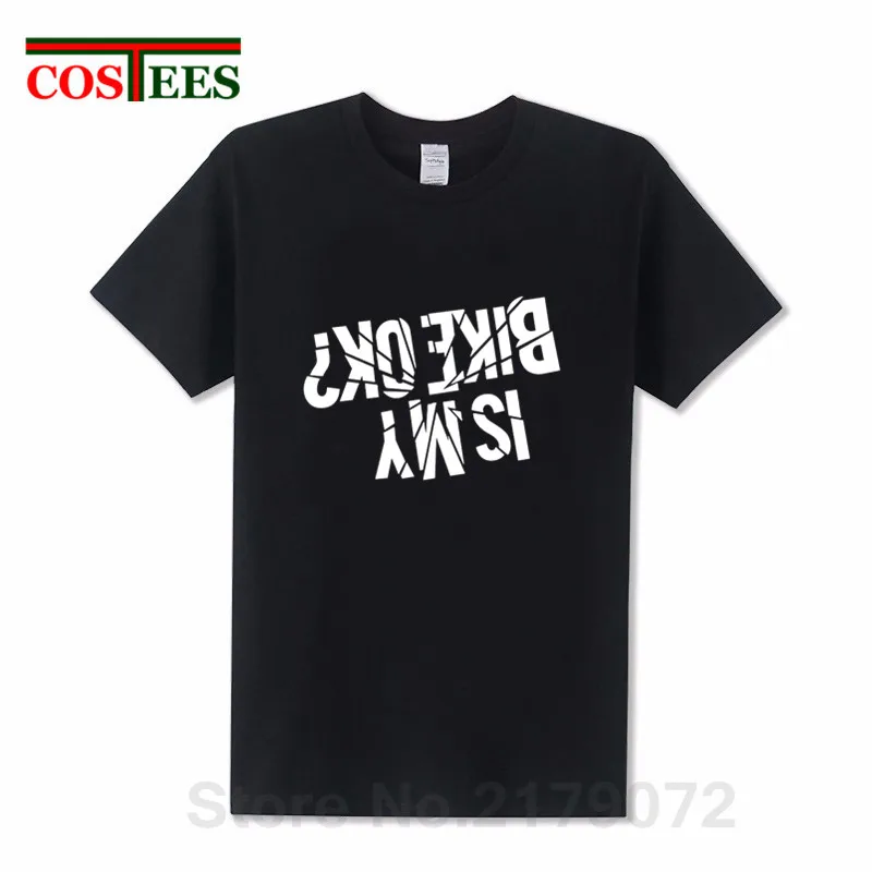 Футболка с надписью Мой велосипед ок футболка для горных велосипедов