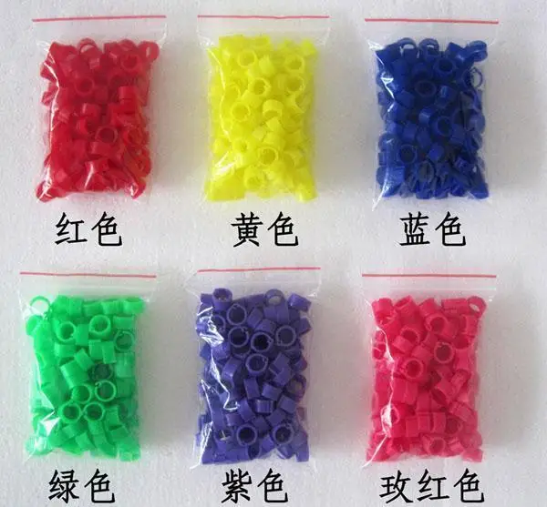 Номер для отслеживания 100 шт. птица ног Группы 8 мм Голубь куриный Parrot Bantam птицы