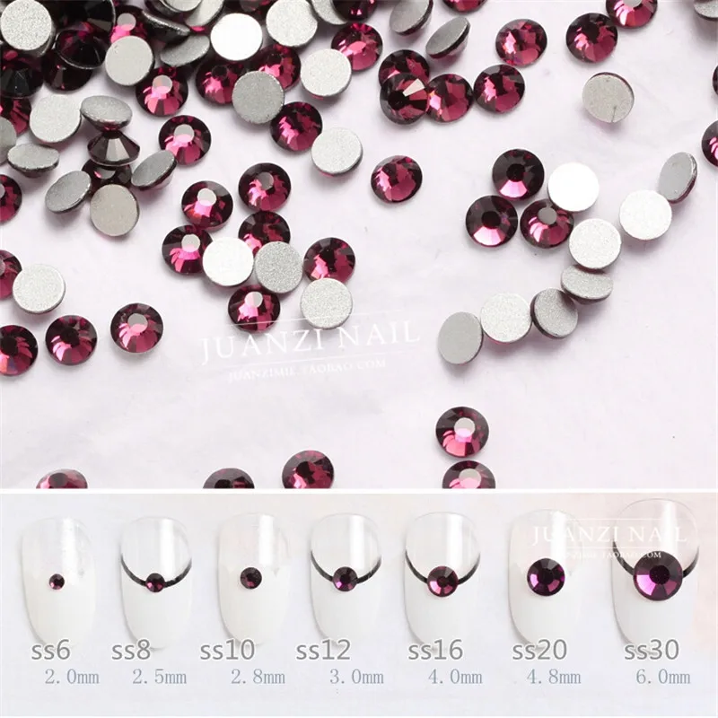 CCBLING блестящие камни для ногтей с плоской задней поверхностью без горячей