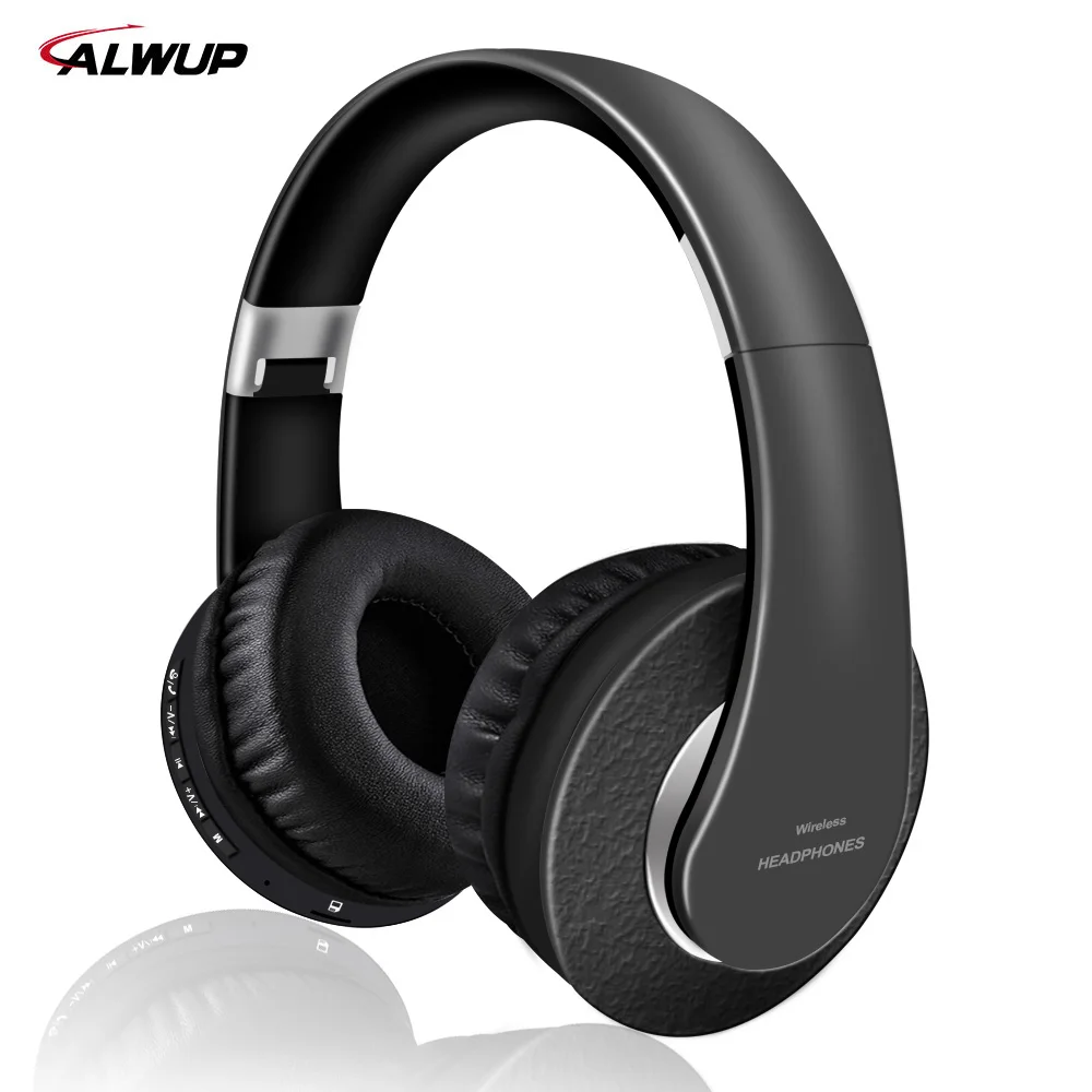Alwup Bluetooth беспроводная гарнитура поддержка Mp3 плеер с микрофоном стерео