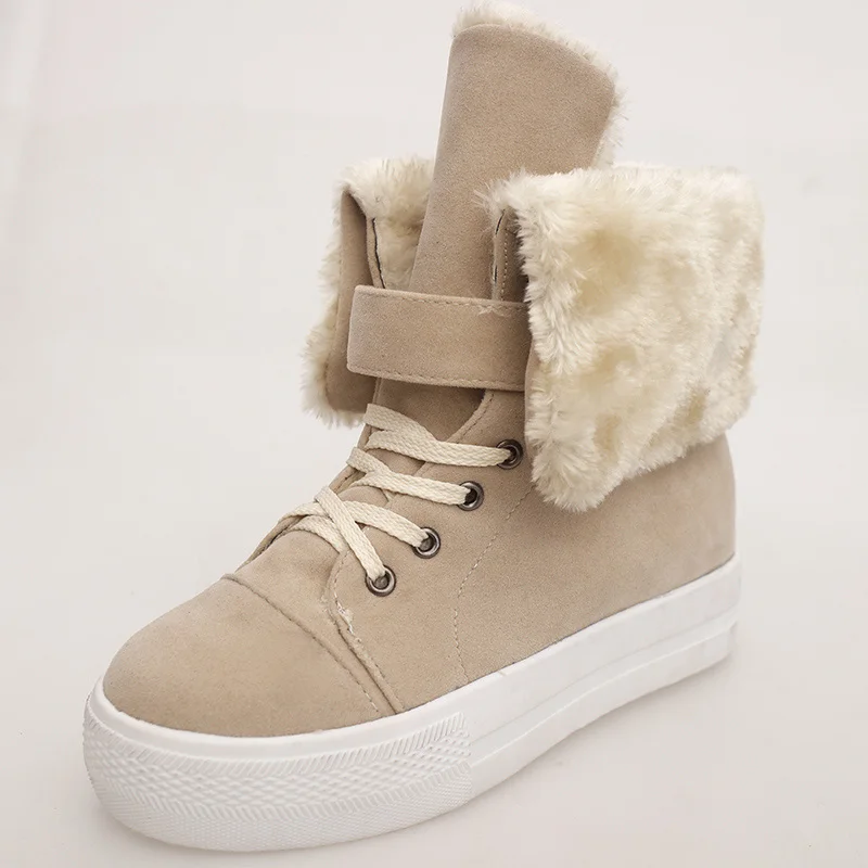 Красивые Зимние женские ботинки на меху теплые зимние ботильоны женская зимняя