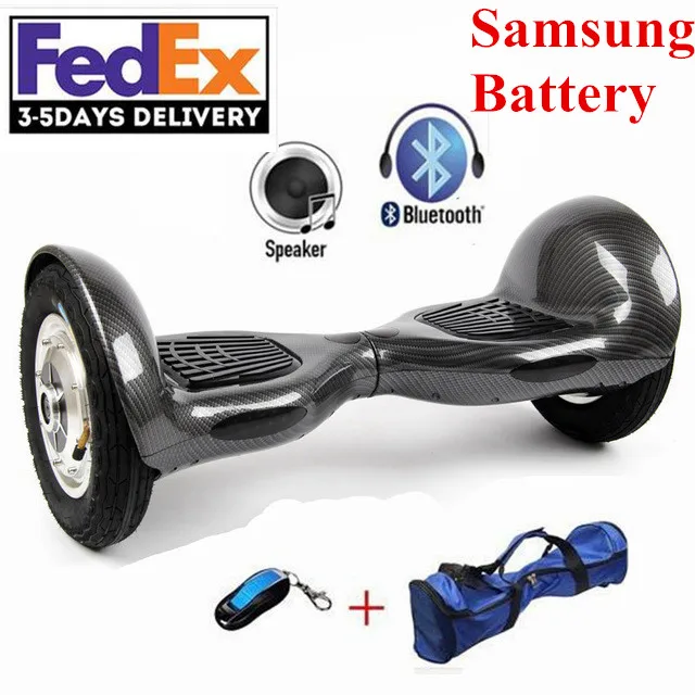 10 дюймов Hoverboard 2 колеса Slef Балансирующий скутер Hover Электрический скейтборд samsung