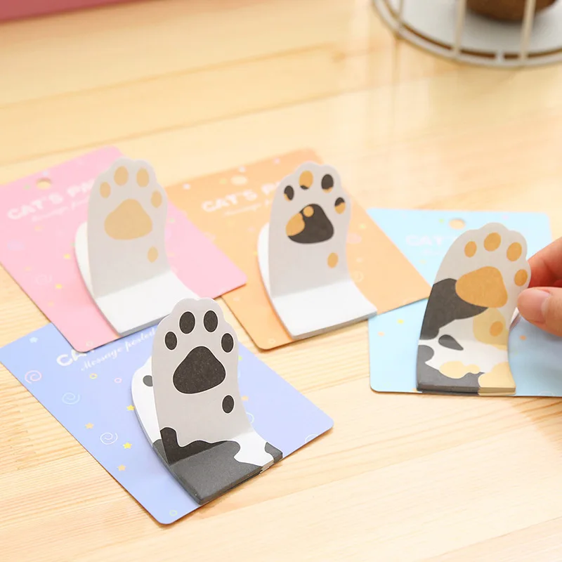 Корейский Kawaii Кошачий коготь Липкие заметки креативный пост блокнот Filofax DIY
