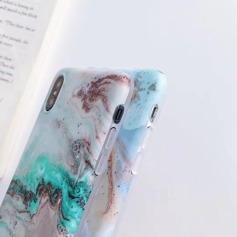 Роскошный Матовый мраморный чехол для телефона Huawei P30 P20 pro lite силиконовый Mate20 Nova 3