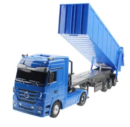 

RC Truck Dump Engineering Container 10 Wheel Tilting Car Radio Control Auto Lift Engineering Vehicle Electronic Hobby Toys