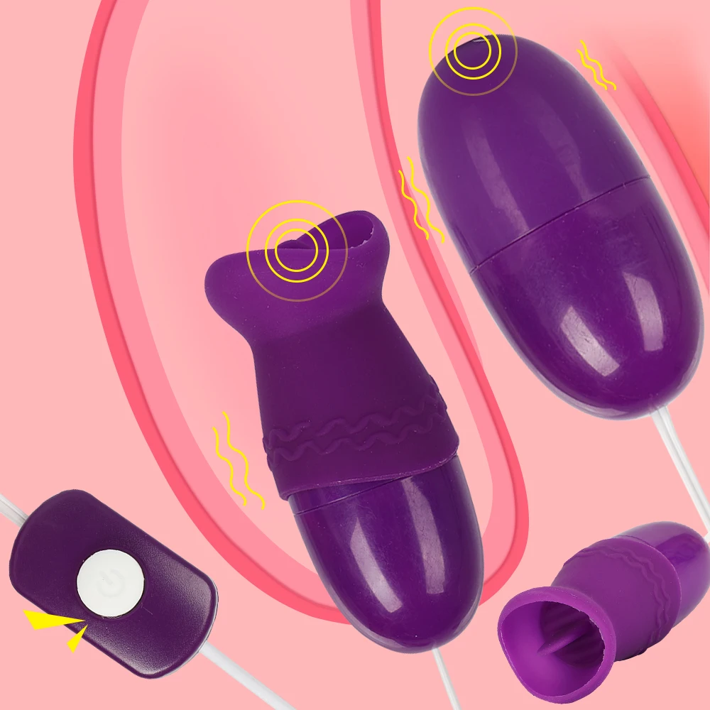

Sex Toys Tongue Vibrators USB Power Jump Eggs Vibrators Vibrating G-spot Massager Oral Licking Clitoris Stimulator for Women