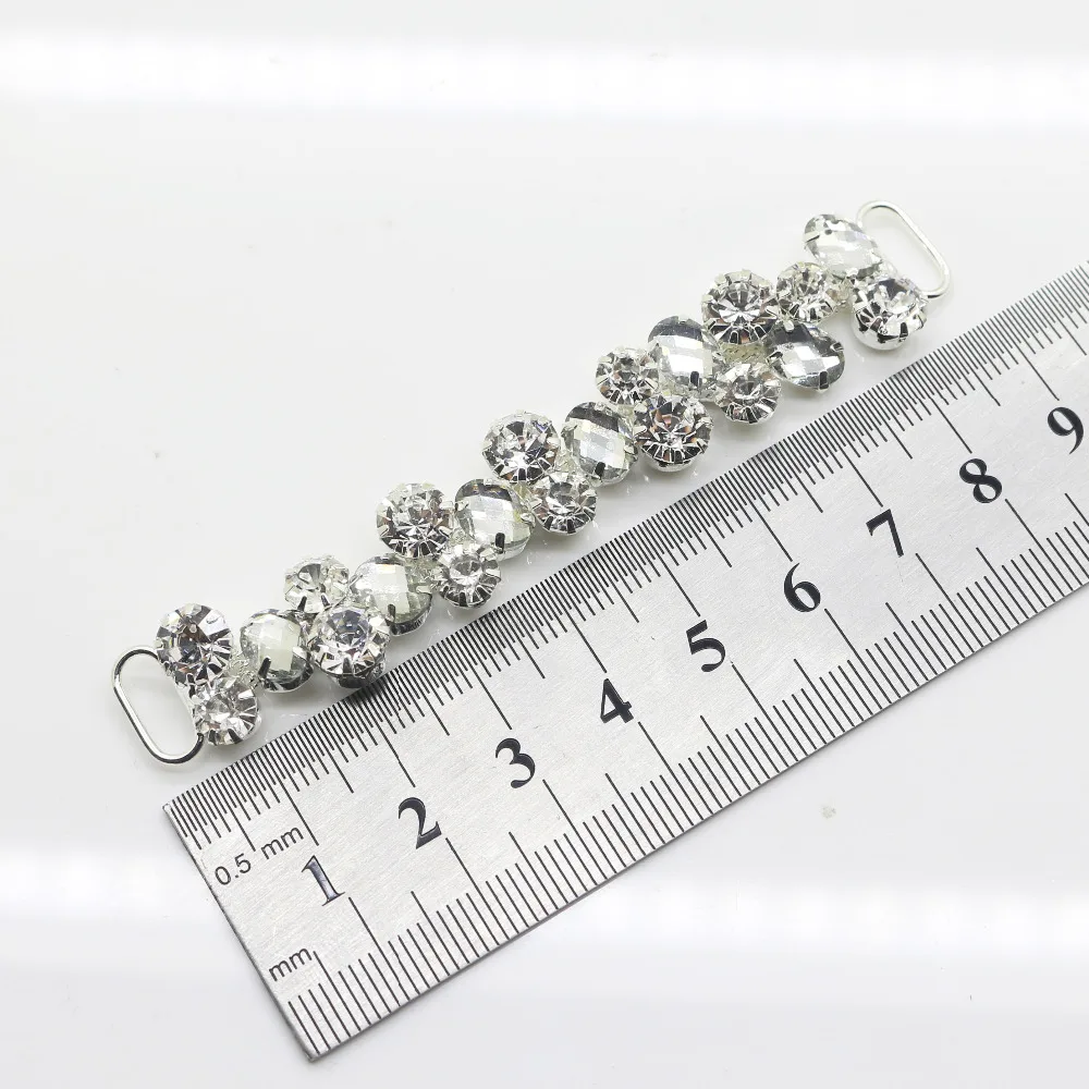 Одна распродажа 1 шт. Кристальные стразы Соединительные элементы для бикини с