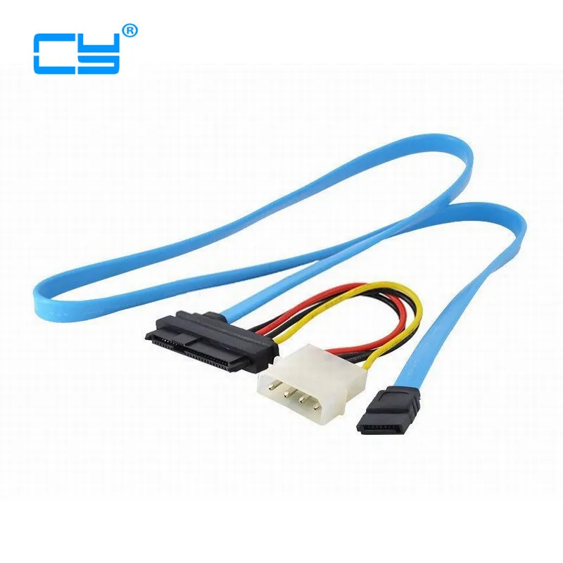 

1pcs New arrival Serial ATA to SAS 7 Pin SATA 29 Pin & 4 Pin Cable Male Connector Adapter 70cm Wholesale