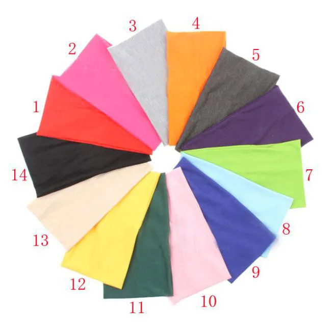 Горячая Распродажа повязка на голову для женщин яркие цвета широкая эластичная