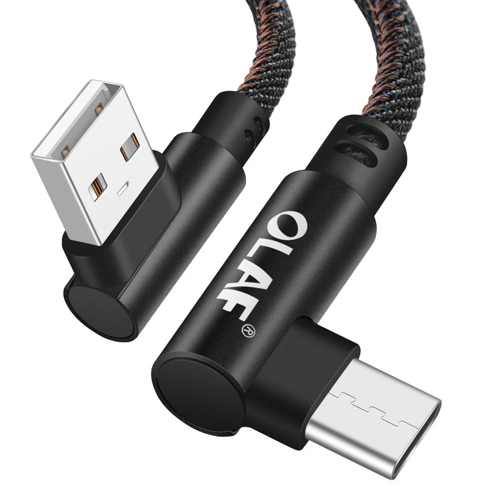 Black 2 м 1 м usb type C кабель для samsung Galaxy S10 S9 S8 Plus OnePlus 6t быстрая зарядка USB-C зарядное устройство для мобильного телефона USB C type-C кабель - Цвет: Black