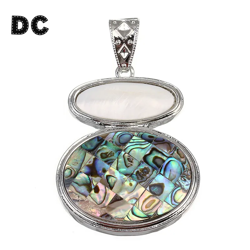 DC 1 шт. винтажная большая дыра зеленый белый корпус натуральный овальный камень