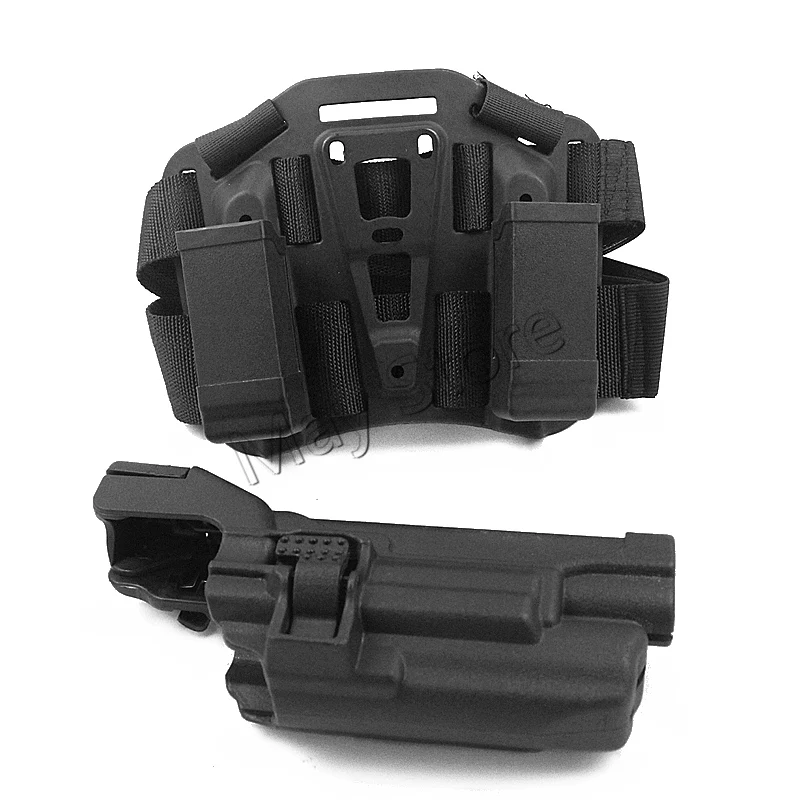 

Tactical Army Gun Holster RH Drop Leg Holster Belt Thigh Adjustable Hunting Holster fits Colt 1911