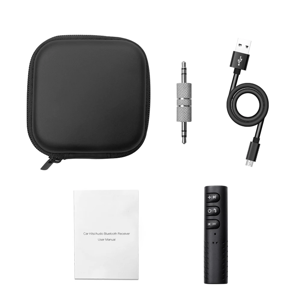 Беспроводной автомобильный адаптер Bluetooth Aux ресивера с разъемом 3 5 мм комплект