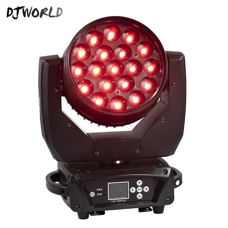 Светодиодный луч Wash 19x12 Вт профессиональное освещение с зумом RGBW Для DMX512
