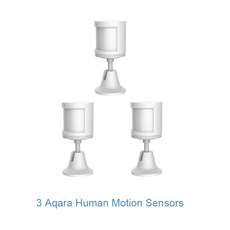 option 3 Большая распродажа Xiaomi Aqara Hub Gateway датчик движения человеческого тела Zigbee Соединение работает с Apple HomeKit Mijia App через Android и iOS - Color: option 3