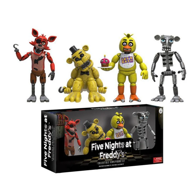 Five Nights at Freddy's Toys 8 видов стилей Бонни Чика цыпленка Фокси оголенные эндоскелет