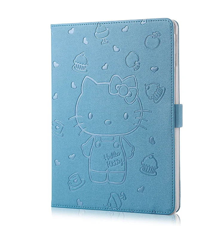 Мягкий чехол-накладка hello kitty из искусственной кожи для iPad, новинка 9,7,,, A1822, A1893, умный складной чехол для нового iPad 9,7