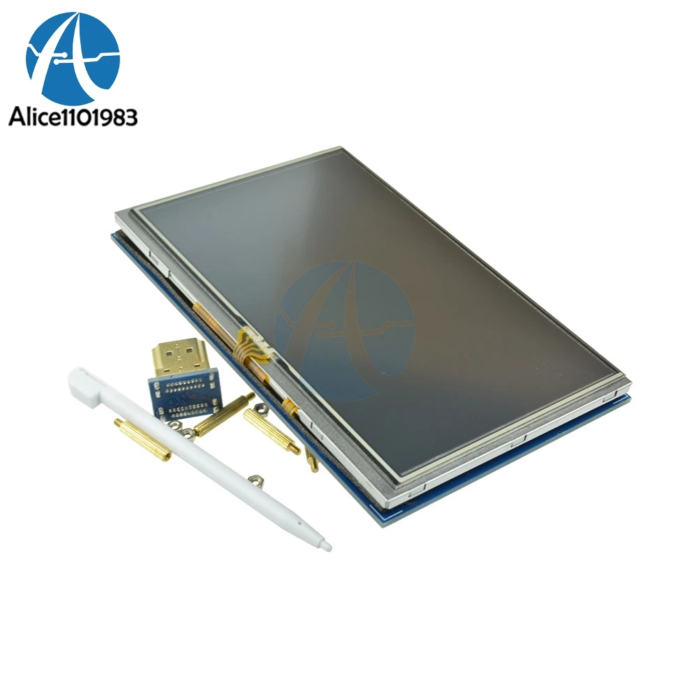 5 дюймовый сенсорный ЖК экран 800x480 HDMI "TFT LCD модуль панель для дисплея Shield Raspberry Pi