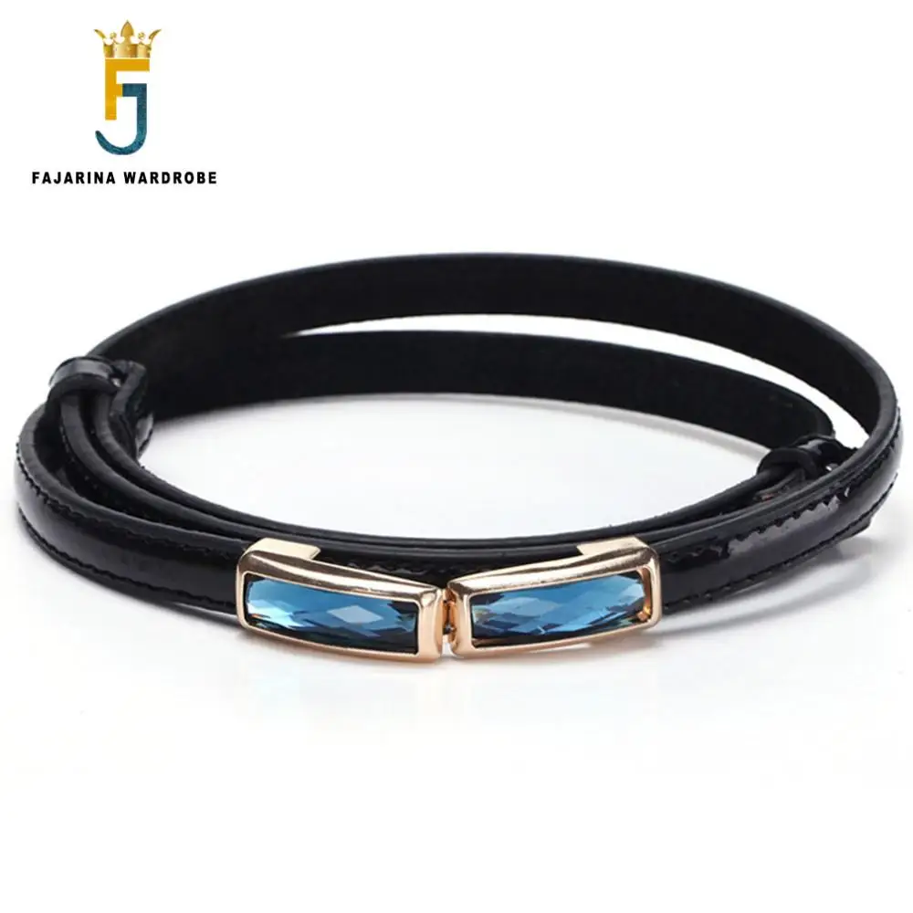 Ремень FAJARINA LDFJ016 для женщин декоративный пояс из воловьей кожи карамельных